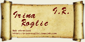 Irina Roglić vizit kartica